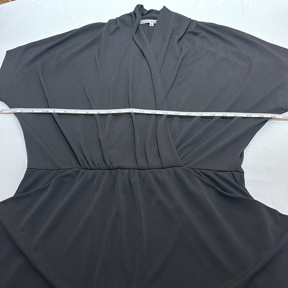 Excellent Black Pullover Kimono Dress Size M - Picture 6 of 14